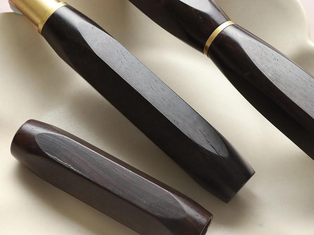 WANCHER World Hexagonal Fountain Pen Medium Tree/Legend/Ebony (M Nib)
