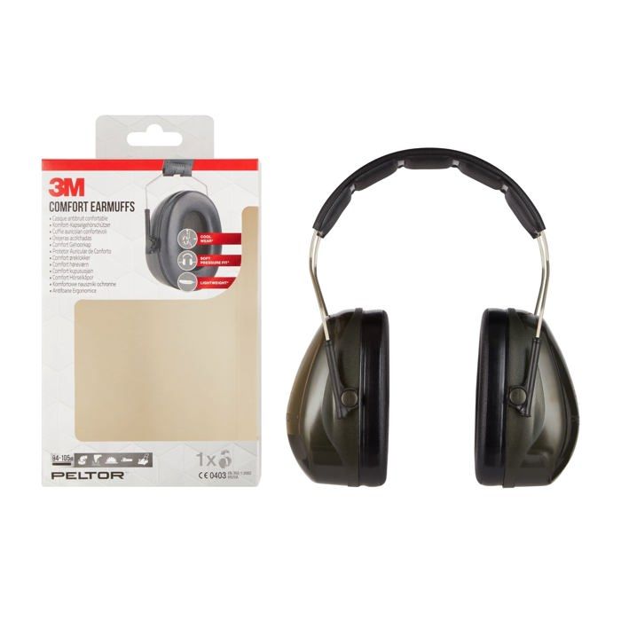 Casque - Casque Anti-bruit - Bouchon 3m - H520AC1 - Casque Antibruit Confortable Peltor Optime II H520A, 1/PK (94 A 105 Db)