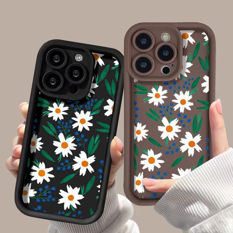 White Flower for iPhone17ProMax Phone Case 14 Apple 13 Matte 12/15 Premium 11 Soft Case
