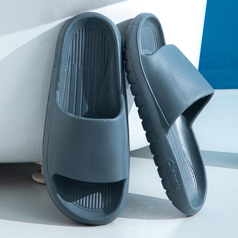 

Женские суперлегкие тапочки-облака, сандалии, летние пляжные женские шлепанцы на мягкой подошве, мужские и женские домашние нескользящие шлепанцы из ЭВА для ванной комнаты 42-43 серый