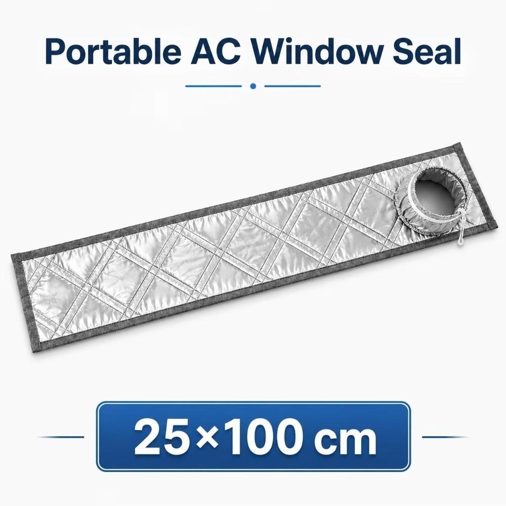 Waterproof Portable AC Window Seal Oxford Fabric Window Insulation Panel  Portable Air Conditioner