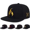 Unisex Flame Embroidery Hip-Hop Hats Spring Autumn Outdoor Adjustable Casual Baseball Caps Trucker Caps Sunscreen Hat