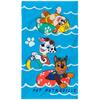 100% Cotton Printed Bath Towel - PAW PATROL WATER - Blue - 70x120cm