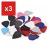 uxcell Guitar Picks, 1mm, Multi-Color, 50-Pack