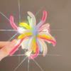 Twist Bar LED Glow Hairpin Photographic Headwear Light Up New Year Hairpin Flocking Colorful New Year Headdress