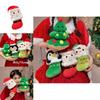 Adorable Christmas Plush Toys Featuring Santa Claus Snowman Christmas Tree Gifts