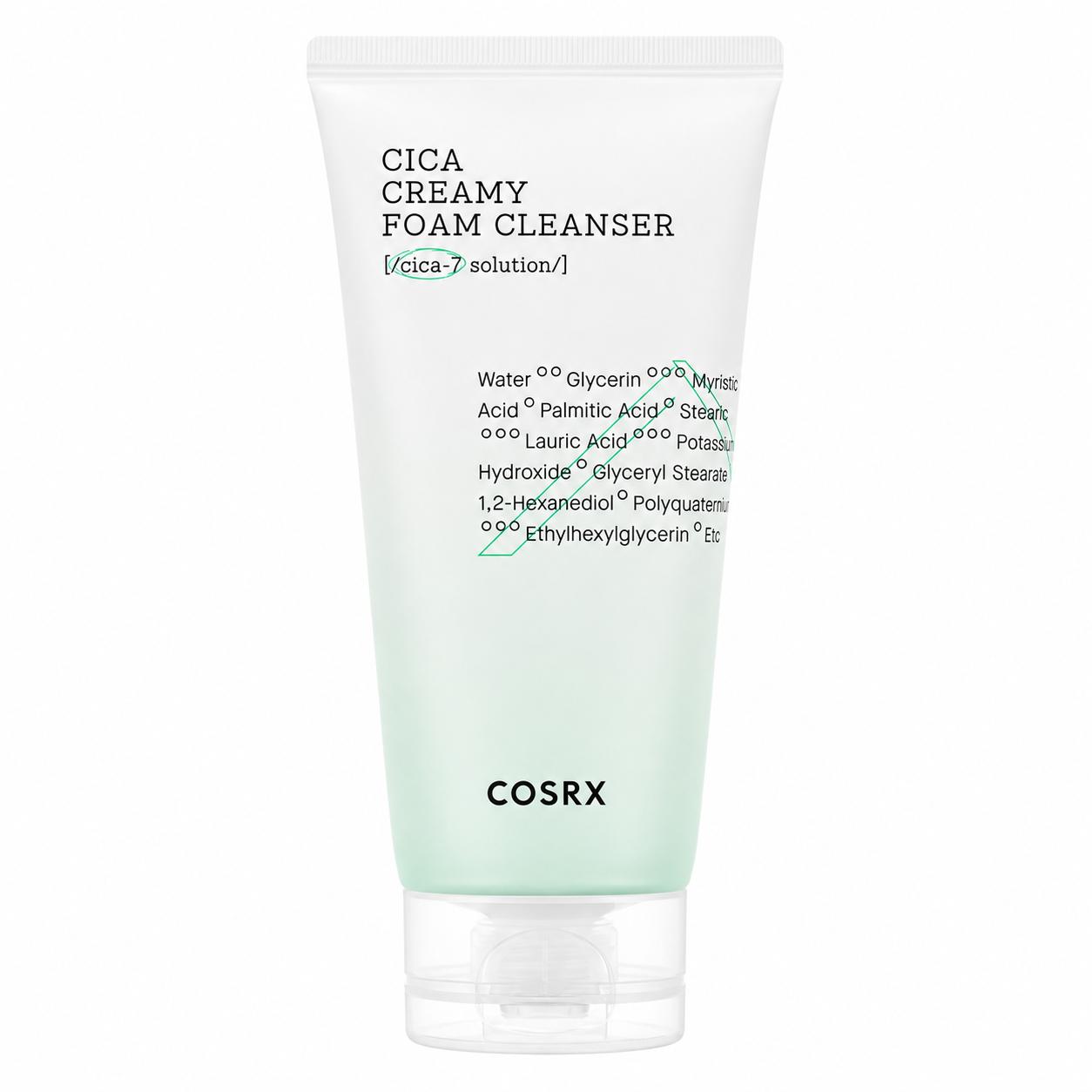 COSRX Pure Fit Cica Creamy Foam Cleanser for Gentle Daily Cleansing 150ml