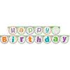 Unique Party Polka Dot Happy Birthday Banner
