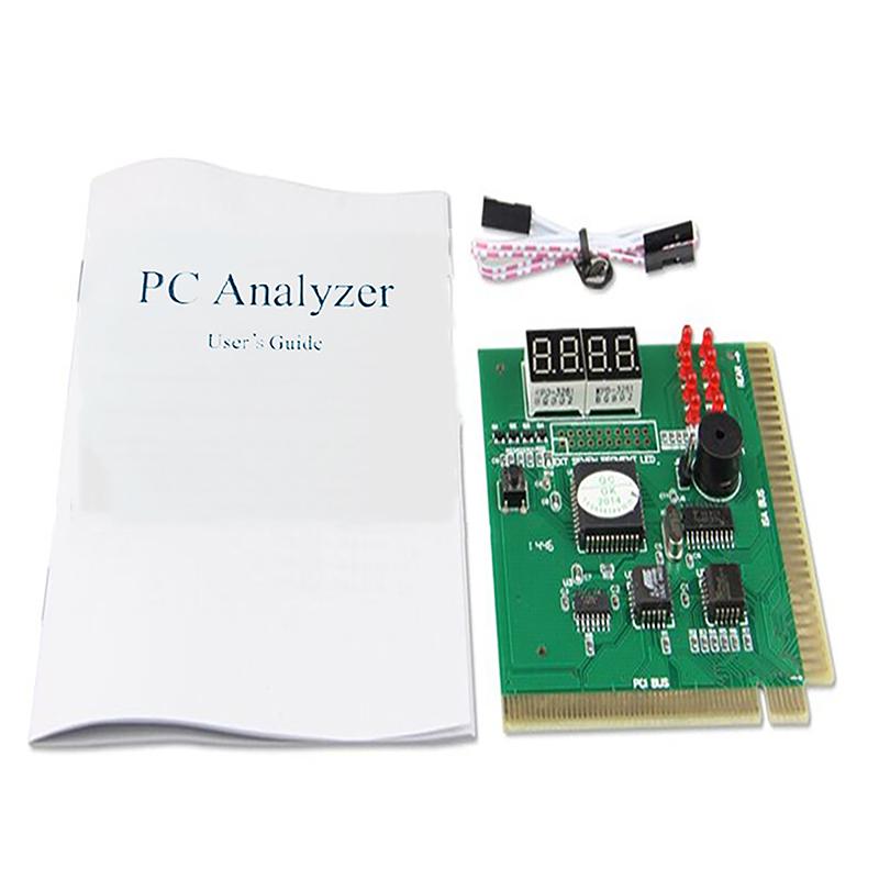 Pci & Isa Motherboard Tester Diagnostics Display 4-Digit Pc Computer Mother Board Debug Post Card Analyzer
