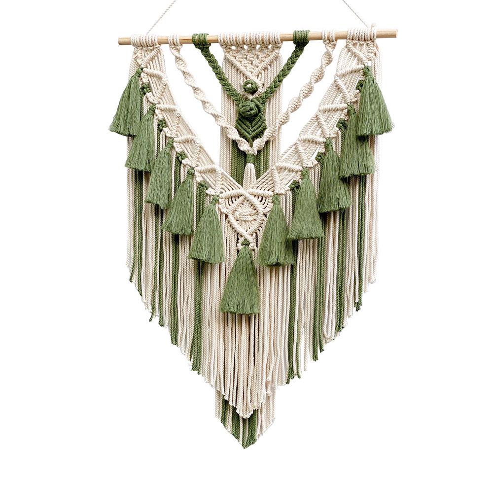 "Simple Nordic Style Bohemian Woven Tapestry for Home Decor"