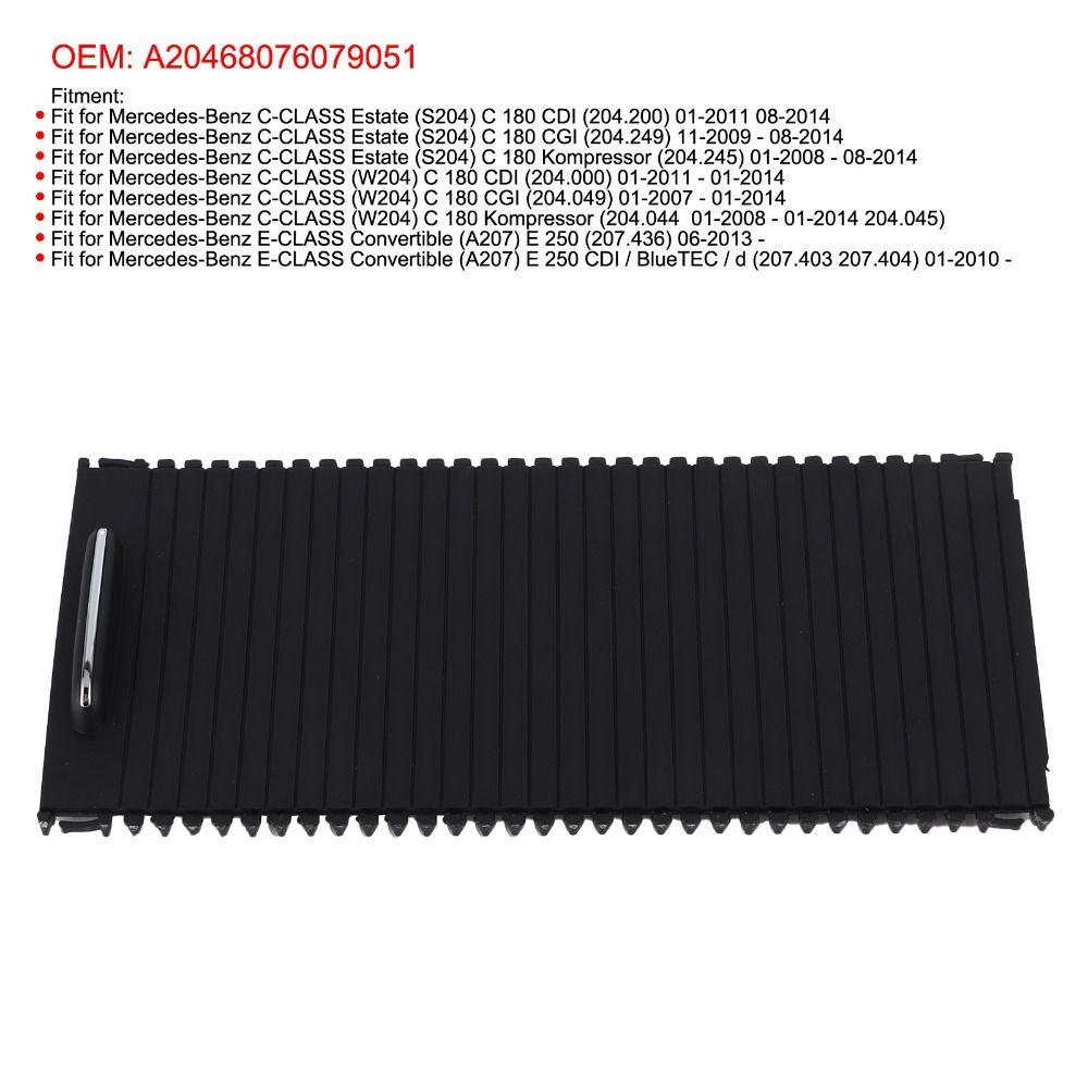 Center Console Roller Blind Cover for MercedesBenz CClass Estate EClass S204 Amg W204 A207 W212 S212