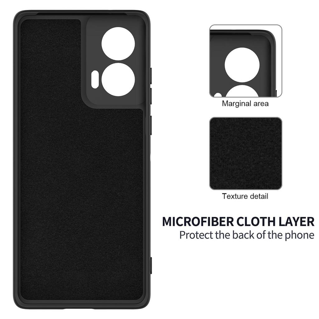 For Motorola Edge 50 Fusion 5G Case with Hand Strap Liquid Silicone Phone Cover