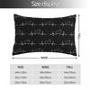 Minimalist Heartbeat Shetland Sheepdog Rectangle Pillowcase Cushion Cover Decorative Bedroom Bed Home Comfort Throw Pillow