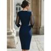 YYFS Women's Fashion Summer Spring Solid Color Print 1/2 Sleeves O-Neck High Waist Casual Dresses