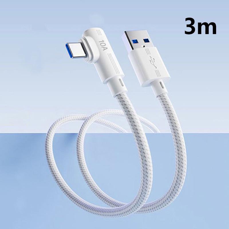 240W Super Flash Charging Data Cable USB To Type C 90° Elbow Data Cable 1M/1.5M/2M/ Fast Charging