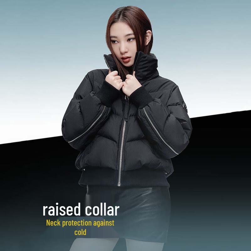 BOSIDENG Women's Short Stand Collar Down Jacket B30145274