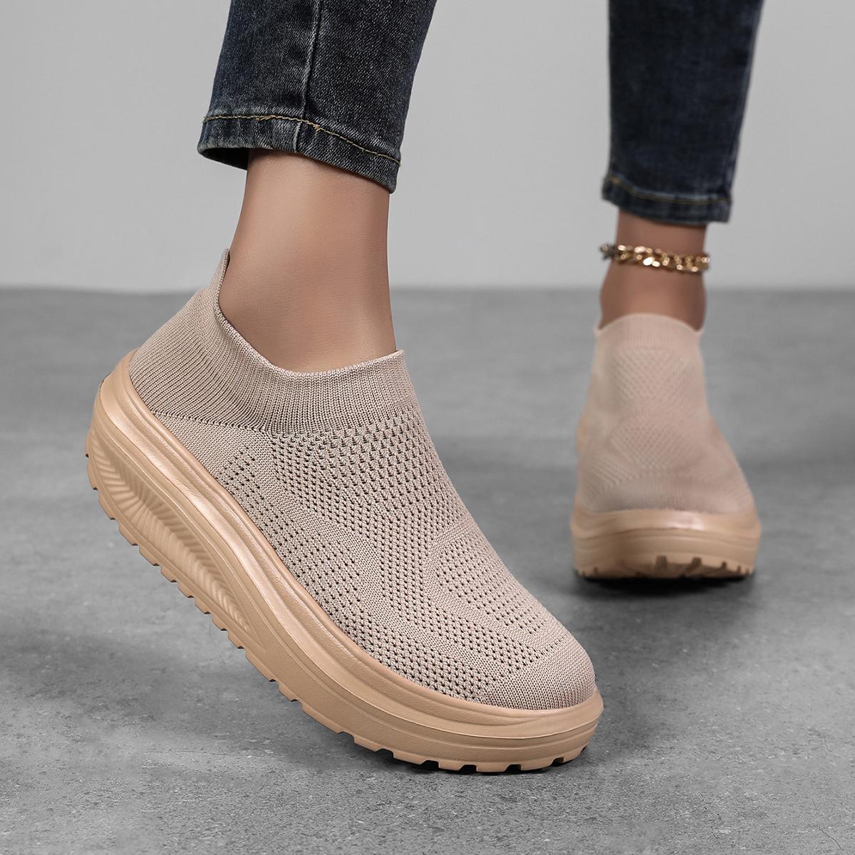 Новые сетчатые женские кроссовки, легкие дышащие нескользящие женские повседневные кроссовки 36 жёлтый