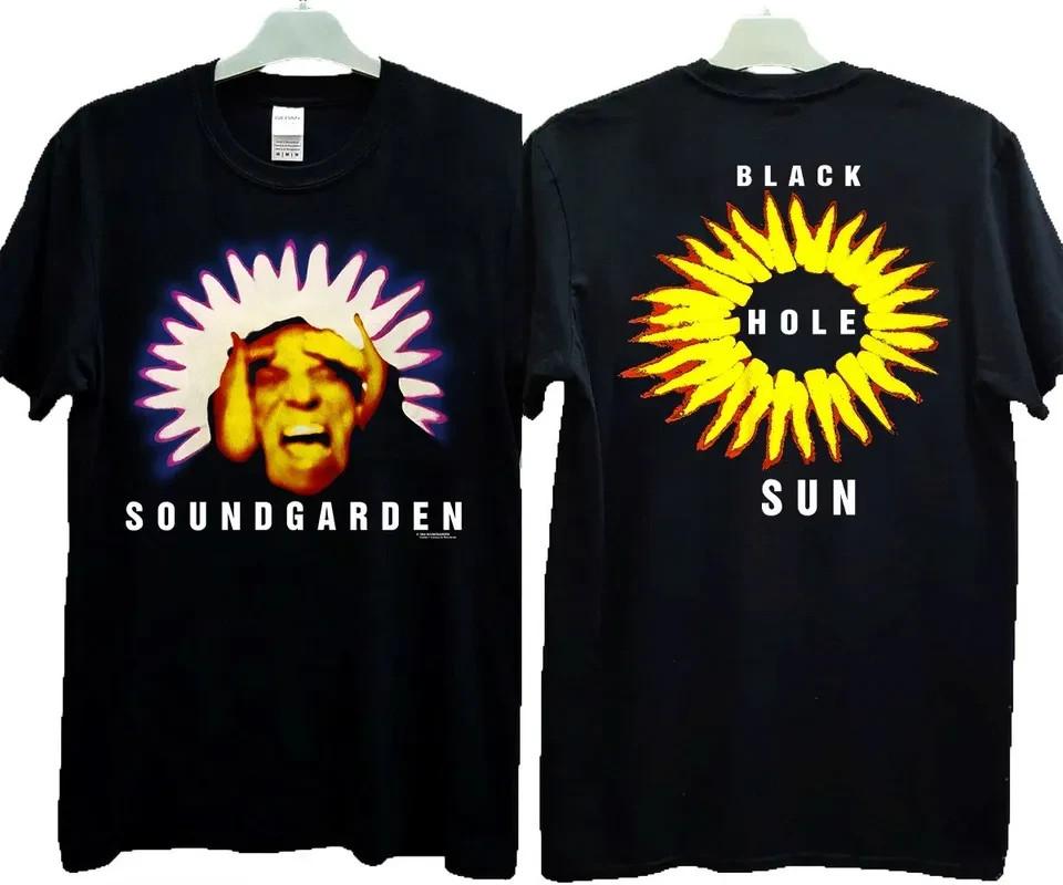 Винтажная футболка Soundgarden 1994 Black Hole Sun Superunknown Album Promo L