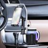 Universal Car Cup Holder Phone Device Stand With Variable Height For 4.7-12.9inch Units With Water Container