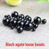 Koraliki z czarnego agatu do samodzielnie robionej biżuterii i akcesoriów