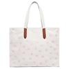 Coach 42 Snap Closure Rabbit Print Recycled Canvas And Recycled Leather Shoulder Bag Large Women Shoulder Bag White CF926-LHCAH