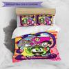 Teen Titans Pattern Printed 3PCS Bedding Set, Soft Skin-Friendly Washable Duvet Cover & Pillowcases Set