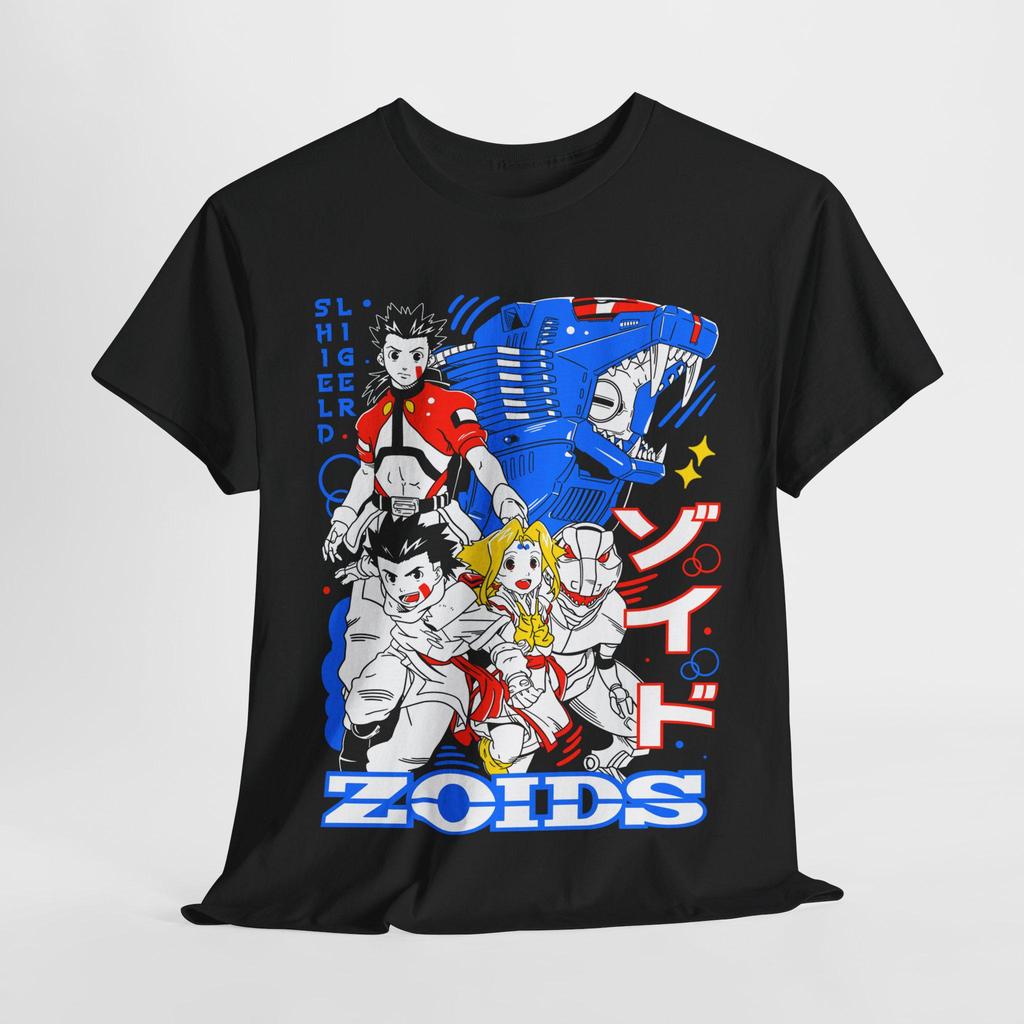Zoids Inspired Tshirt Perfect for Gamers Anime Fans Men Women in Summer Pure Cotton Loose and Fashionable Short Sleeved Top