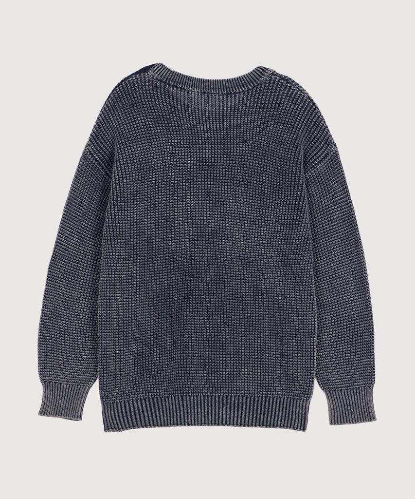 AT THE MOMENT Garment-Dyed Cotton Waffle Knit