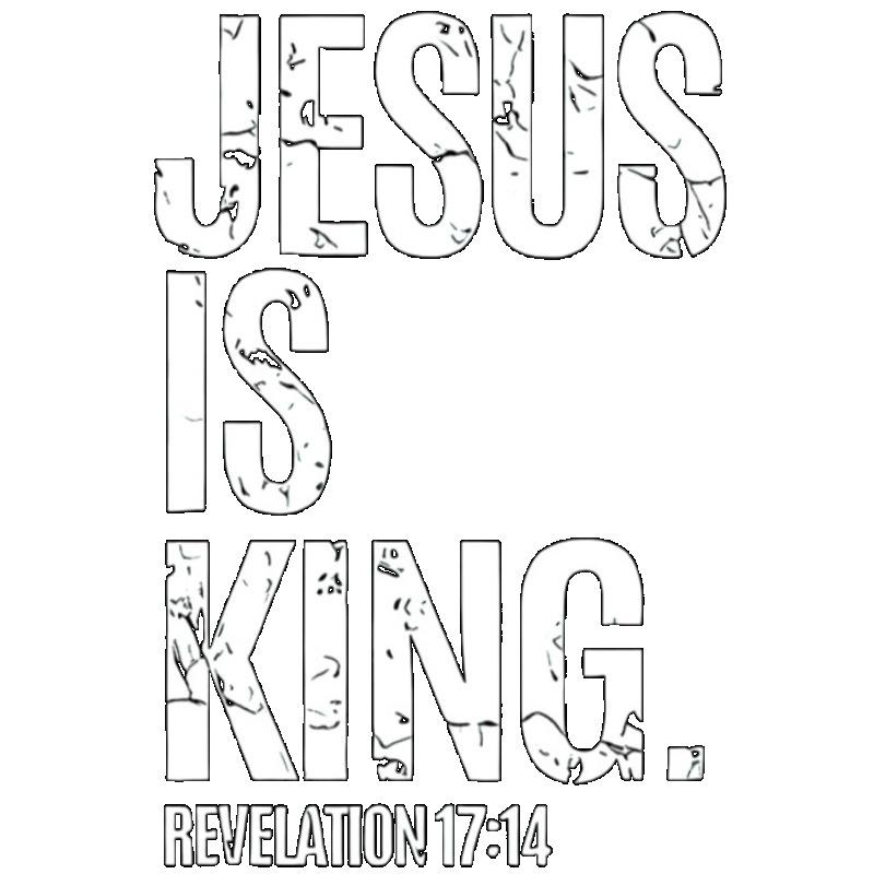 Black T Shirt Jesus Is King Revelation 17 14 Religious Christian Statement Tee For Men And Women Casual Wear Church Outfit Daily Fashion