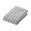 Fluffy Pile Hand Towels with Loops 34 X Reversible Gray 84834875 (Patterned), 10-Pack, 35cm, Stripe/Soft,