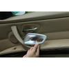 ABS Silver Style Inner Door Handle Bowl Cover Trim For BMW E90 2005-2012