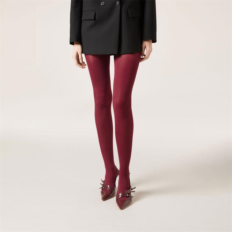 Meia-calça vermelha feminina meias transparentes slim transparente lingerie inferior renda leggings inverno meia-calça feminina meias com pés nylon vermelho bodys sexy meia-calça