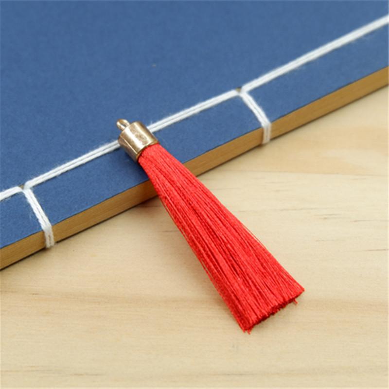6Cm Small Metal Weight Cap Tassel Suizi Simple Bookmark Fan Decorative Suizi Handmade Tassel