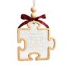 Christmas Ornament, Wooden Acrylic Hanging Pendant for Holiday Tree Decoration and Home Decor