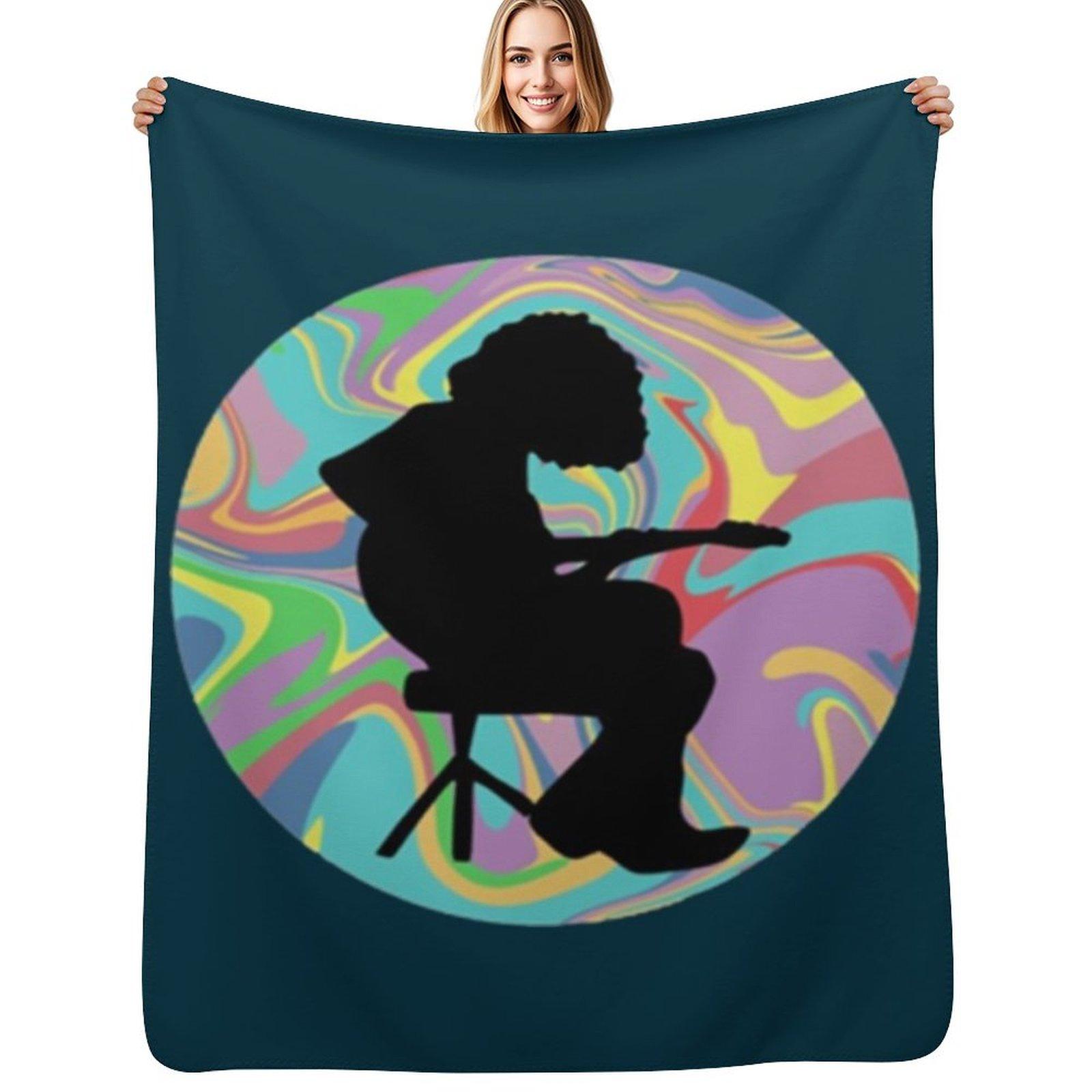 

Widespread Panic logo Throw Blanket Plush Fuzzy Cozy Blanket for Couch Sofa 75x100cm