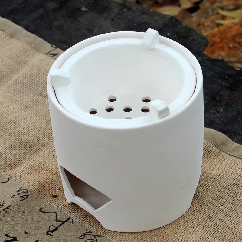White Clay Gongfu Tea Brewing Stove Kettle