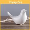 Contemporary Ceramic Bird Figurine With Minimalist Finish For Wedding And Party Gifts