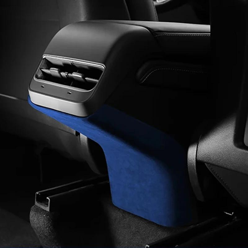 Kryt zadního výdechu klimatizace pro Tesla Model 3/Y, interiér, Alcantara, dekorativní obal