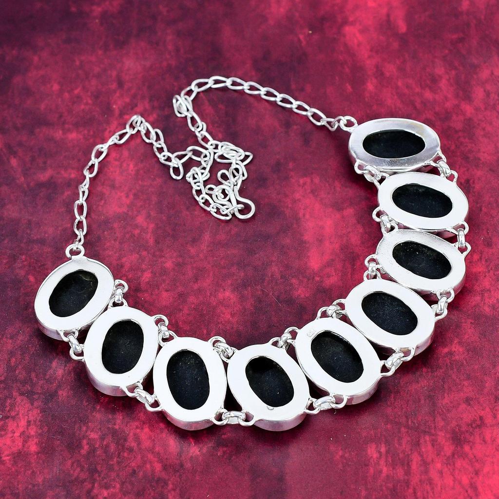 Cameo Lady Face 925 Solid Sterling Silver Necklace Adjustable, Chain Necklace Handmade Gemstone, Love Forever Gift Antique Jewelry