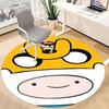 1pc Adventure Time Jake the Dog Office Round Area Rug, Under Office Chairs Bedroom Living Room Home Decor  A1022321