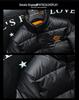 2025 European Winter Embroidered Stand Collar Men's Down Jacket: Casual Fashion for Youth