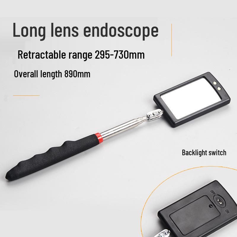 Teleskopowe lustro inspekcyjne LED do podwozia i ścian wewnętrznych samochodu