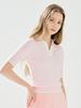 LORDLOAR Signature New Cable Collar Knit L/Pink