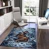 1PC Custom Name Wolf Spirit Connection Theme Floor Mat Ideal for Living Room, Game Rooms, Office, Bedroom,Floor Mat Playful Design