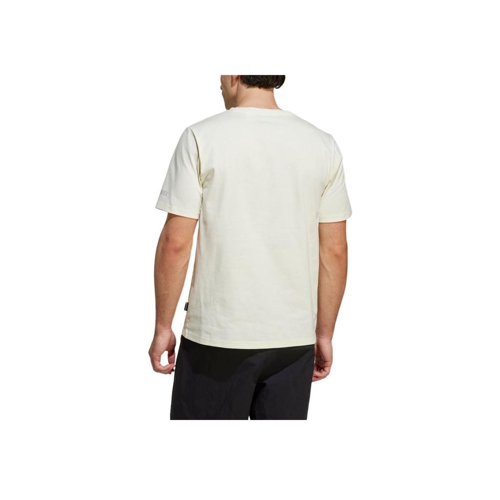 adidas Terrex Polygiene Grafik Rundhals Outdoor-Sport Kurzarm T-Shirt Unisex Oberteile Elfenbein KA3283