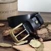 High-End Men Brass Buckle Belt Men's Leather Pin Buckle First Layer Cowhide Fashion All-Match Casual Pants Belt