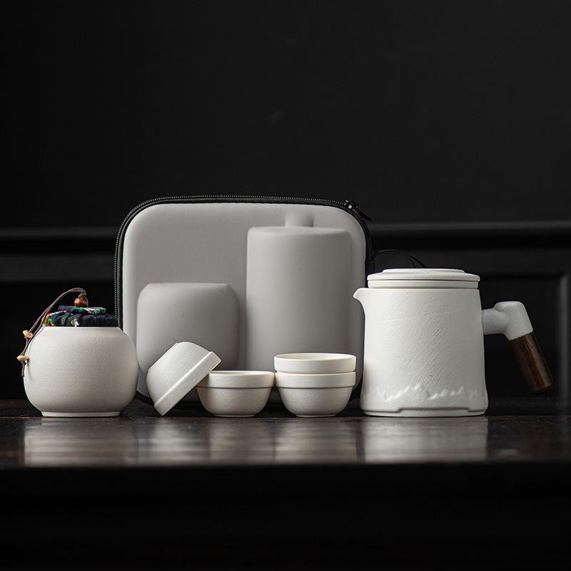 Corporate business gift set Practical coarse pottery cup Company holiday annual meeting opening event side gift Team building gift