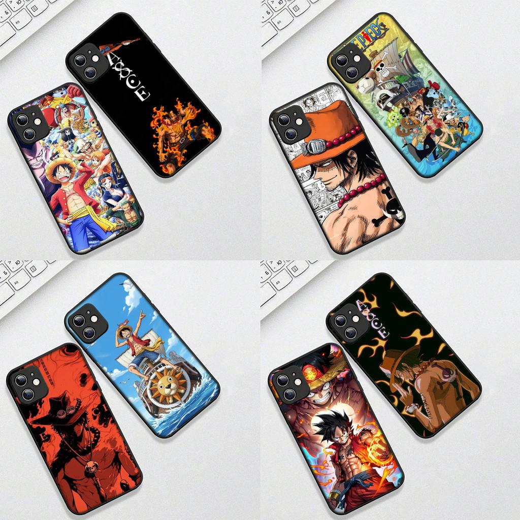 Protective Cover for Apple iPhone 12 13 Pro XS Max Mini ProMax X XR Air 13Pro Casing Phone Case Portgas D Ace One Luffy Pieces