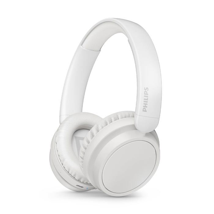 Casque Bluetooth Supra-aural - Philips - TAH5209WT/00 - 65h Autonomie - Basses Dynamiques - Blanc