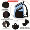 Sac de Transport pour Chien en Maille Portable Sac à Dos Respirant pour Chien Pliable Grande Capacité, Sac à Dos d'Extérieur Respirant pour Chien de Grande Capacité